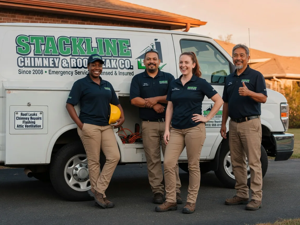 Chimney flashing repair company in Bear Creek, WI